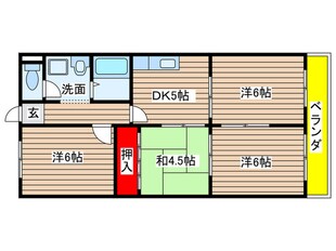 サンスカイマンションの物件間取画像